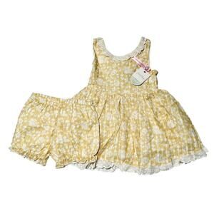 NWT SweetHoney Ruffled Pocket Tunic Set Size 5